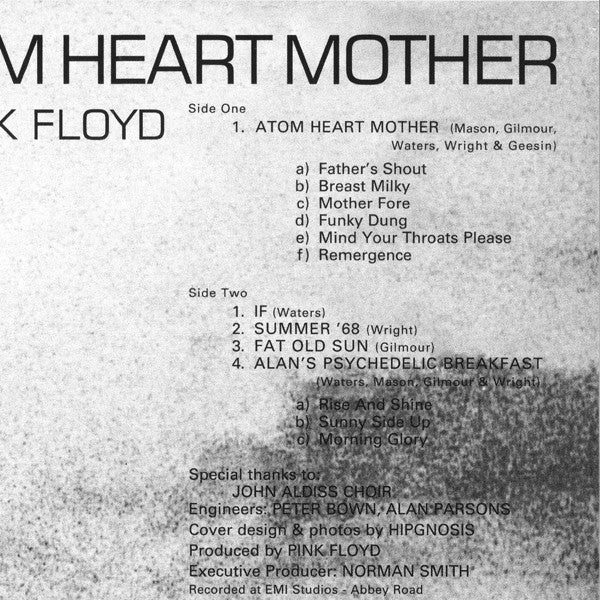Atom Heart Mother | Mint (M) Mint (M)