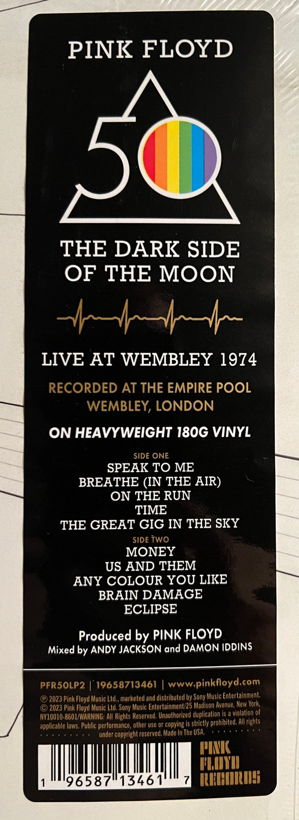 The Dark Side Of The Moon (Live At Wembley 1974) | Mint (M) Mint (M)