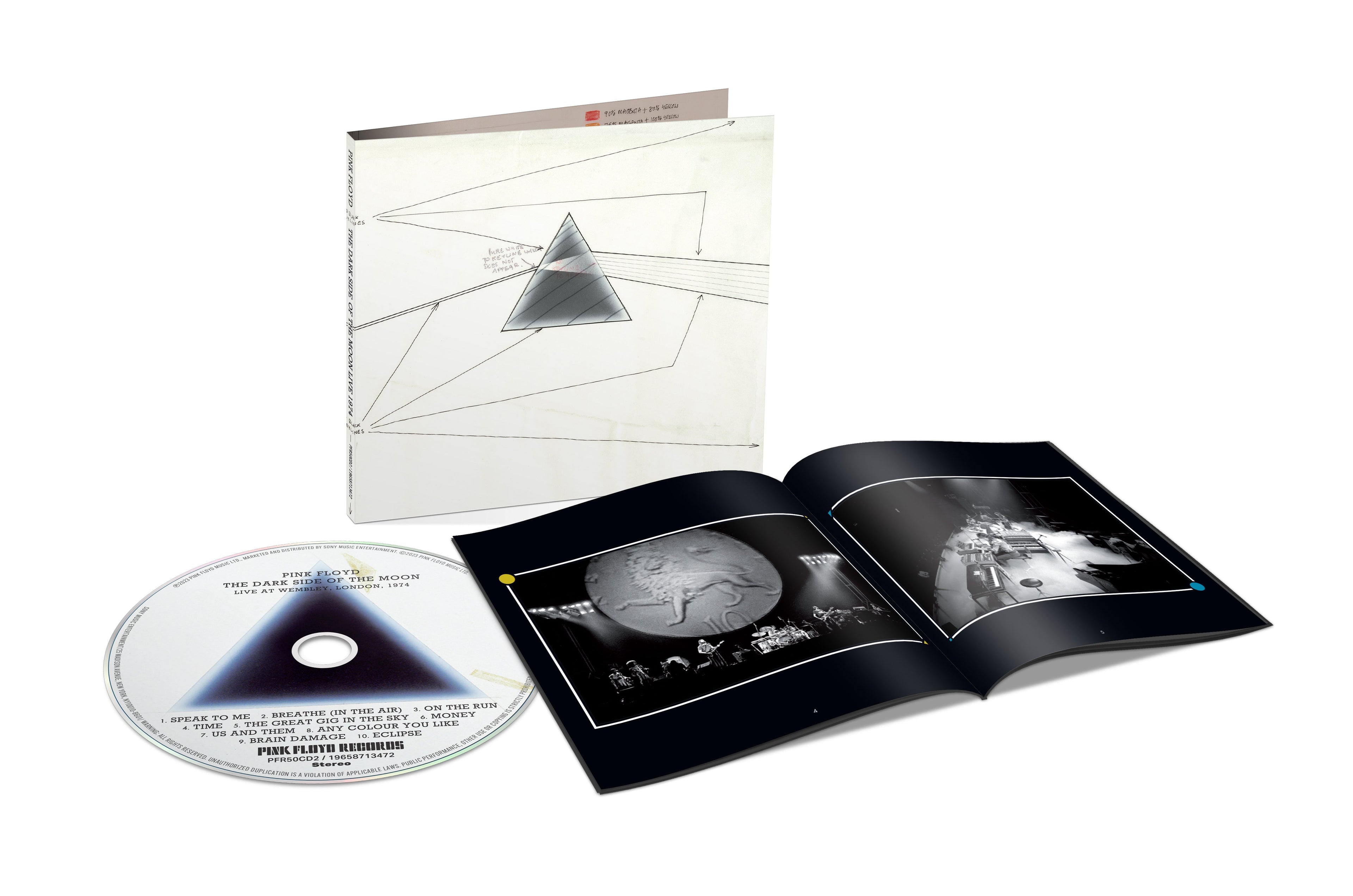 Pink Floyd - The Dark Side Of The Moon - Live At Wembley Empire Pool, London, 1974 Music CD