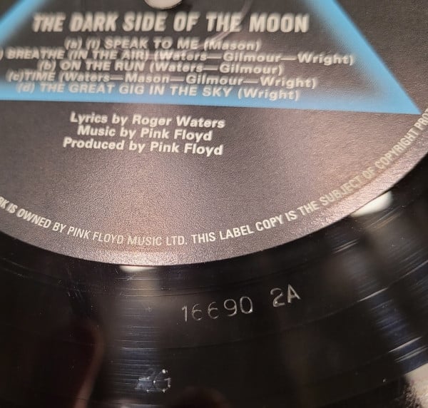 Pink Floyd The Dark Side Of The Moon Pink Floyd Records, Pink Floyd Records LP, Album, RE, RM, 180 Mint (M) Mint (M)