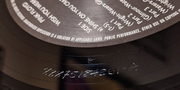 Pink Floyd - Wish You Were Here | Mint (M) Mint (M)