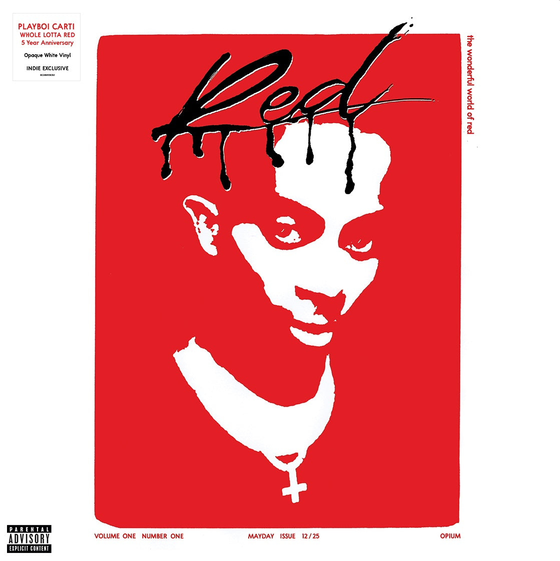 Whole Lotta Red (5 Year Anniversary Edition) (Indie Exclusive) [Rain Cloud White 2LP] [Alternate Cover] Vinyl Record