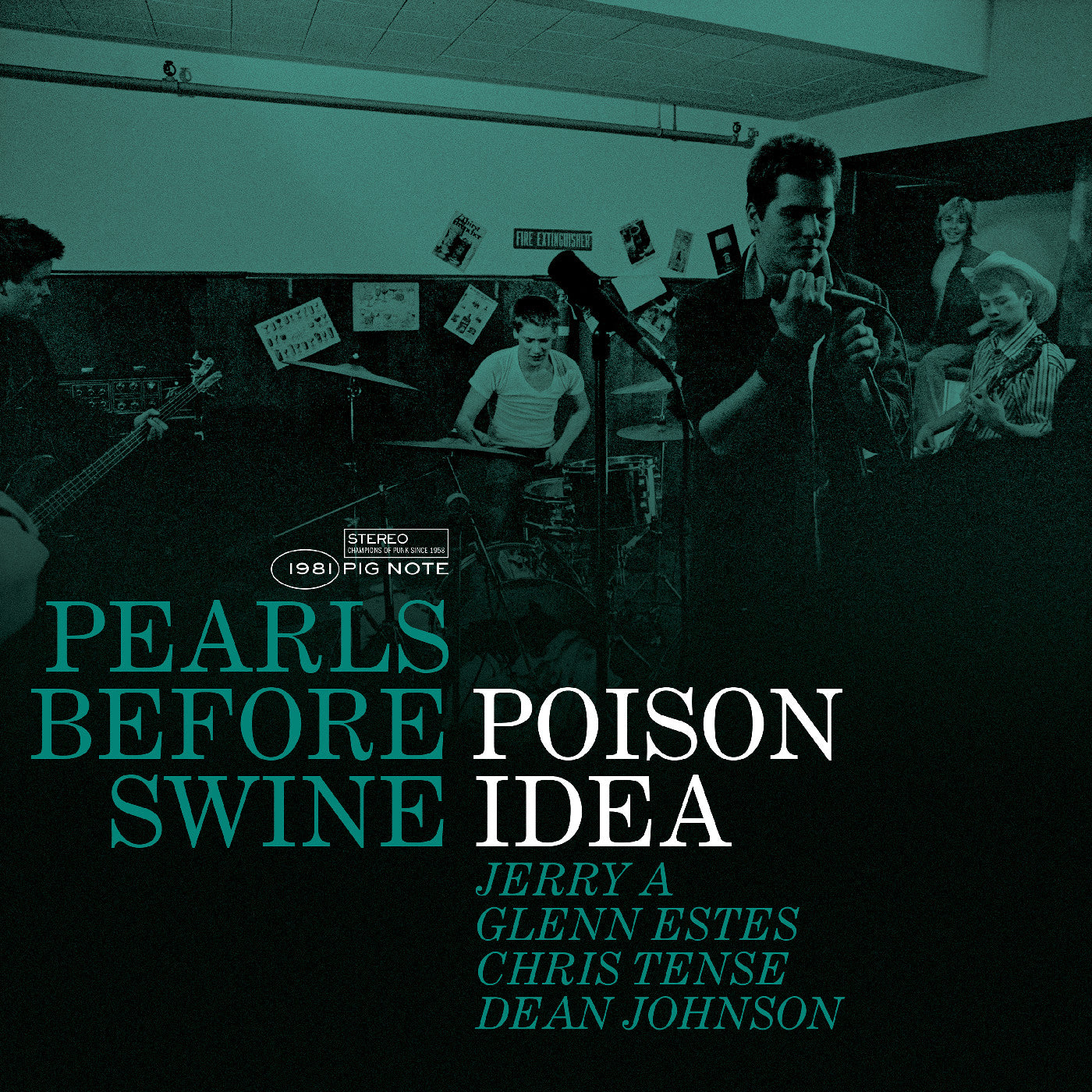 Poison Idea - Pearls Before Swine: The Early Years Volume 2 (Green Vinyl) Vinyl Record