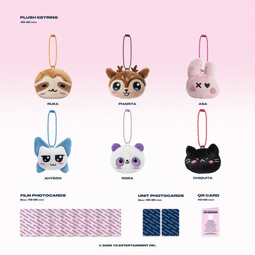 BABYMONSTER - (PRESALE 5/15/26) Choom (PLUSH KEYRING PHOTOS DIGITAL DOWNLOAD) |
