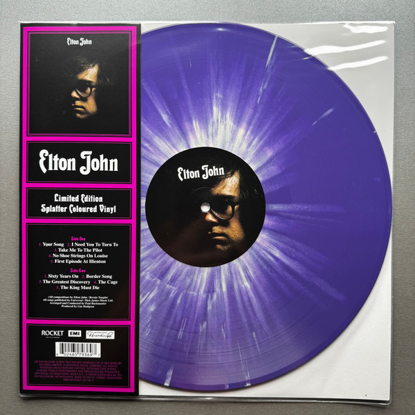 Elton John [Limited Edition, 180 Gram] (PURPLE SPLATTER VINYL) | Mint (M) Mint (M)