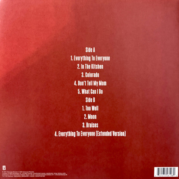Everything To Everyone (Silvertone 12" VINYL EP) | Mint (M) Mint (M)