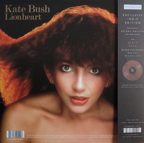 Lionheart: 2018 Remaster (IEX: DIRTY PINK VINYL) | Mint (M) Mint (M)