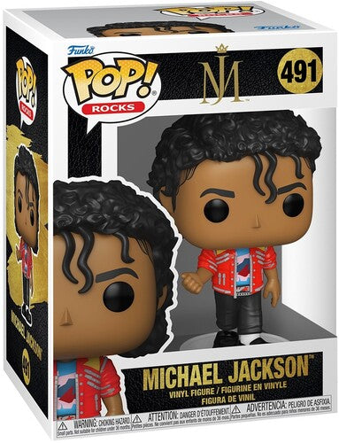 Michael Jackson - Funko POP! Rocks: Michael Jackson - Beat It (Vinyl Figure, Collectible) |
