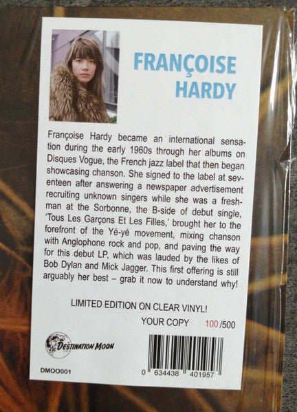 Françoise Hardy (CLEAR VINYL / NUMBERED) | Mint (M) Mint (M)