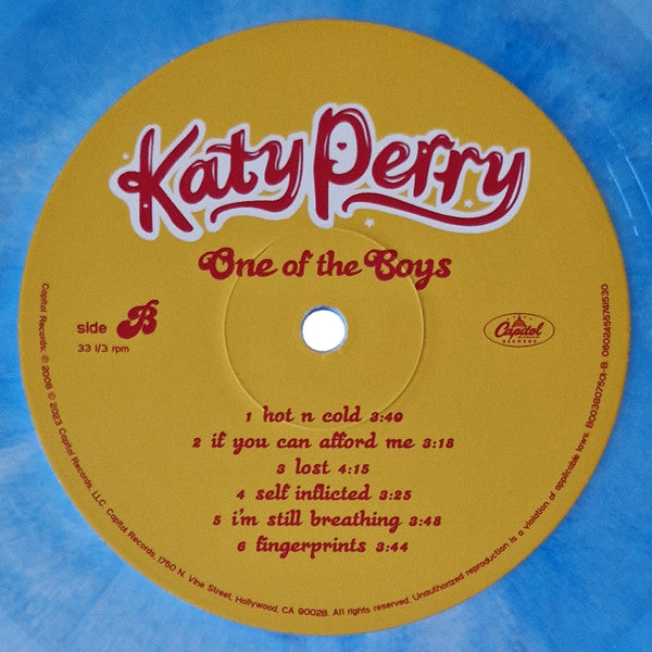 One Of The Boys (BLUE/WHITE SWIRL VINYL) | Mint (M) Mint (M)