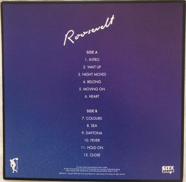 Roosevelt (VINYL) | Mint (M) Mint (M)