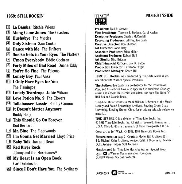 1959 Still Rockin' *CD* | Mint (M) Mint (M)