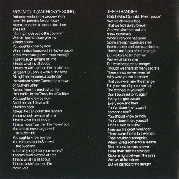 The Stranger (SACD - MFSL) | Mint (M) Mint (M)