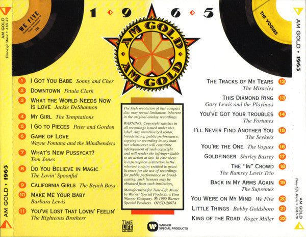 AM Gold 1965 *CD* | Mint (M) Mint (M)