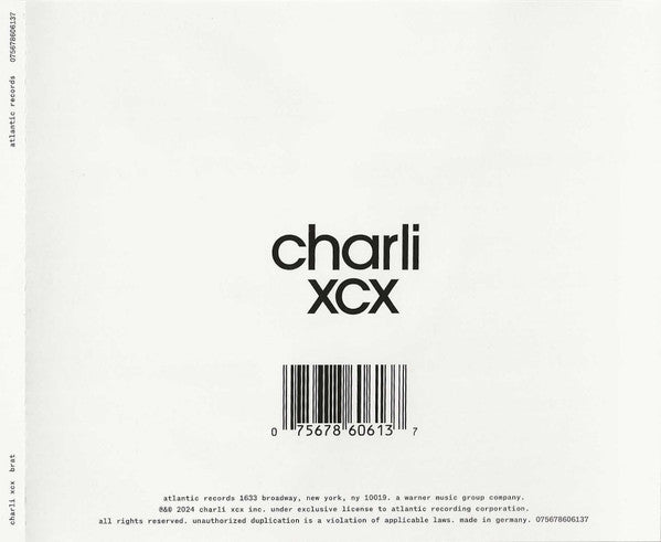 Brat And It's The Same But There's Three More Songs So It's Not (CD) | Mint (M) Mint (M)