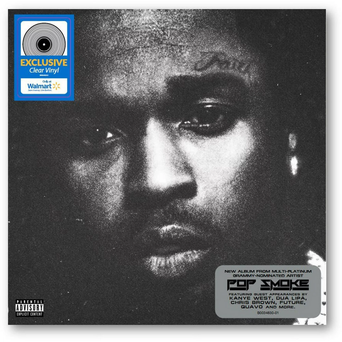 Pop Smoke Faith [Explicit Content] (Limited Edition, Clear Vinyl) (2 Lp's) Vinyl Record