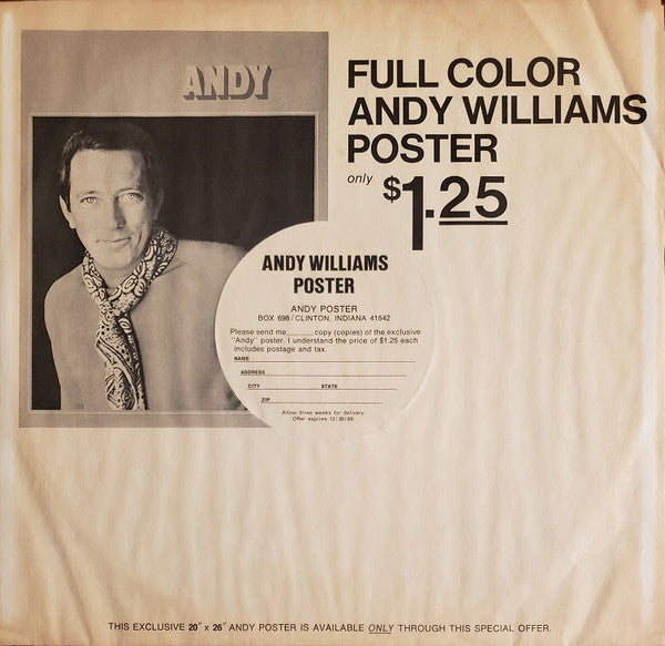 Andy Williams - Andy... & Company *SANTA MARIA* | Near Mint (NM) Excellent (EX)