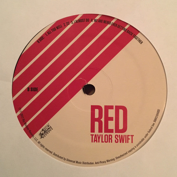 Taylor Swift Red 2xLP, RE Mint (M) Mint (M)