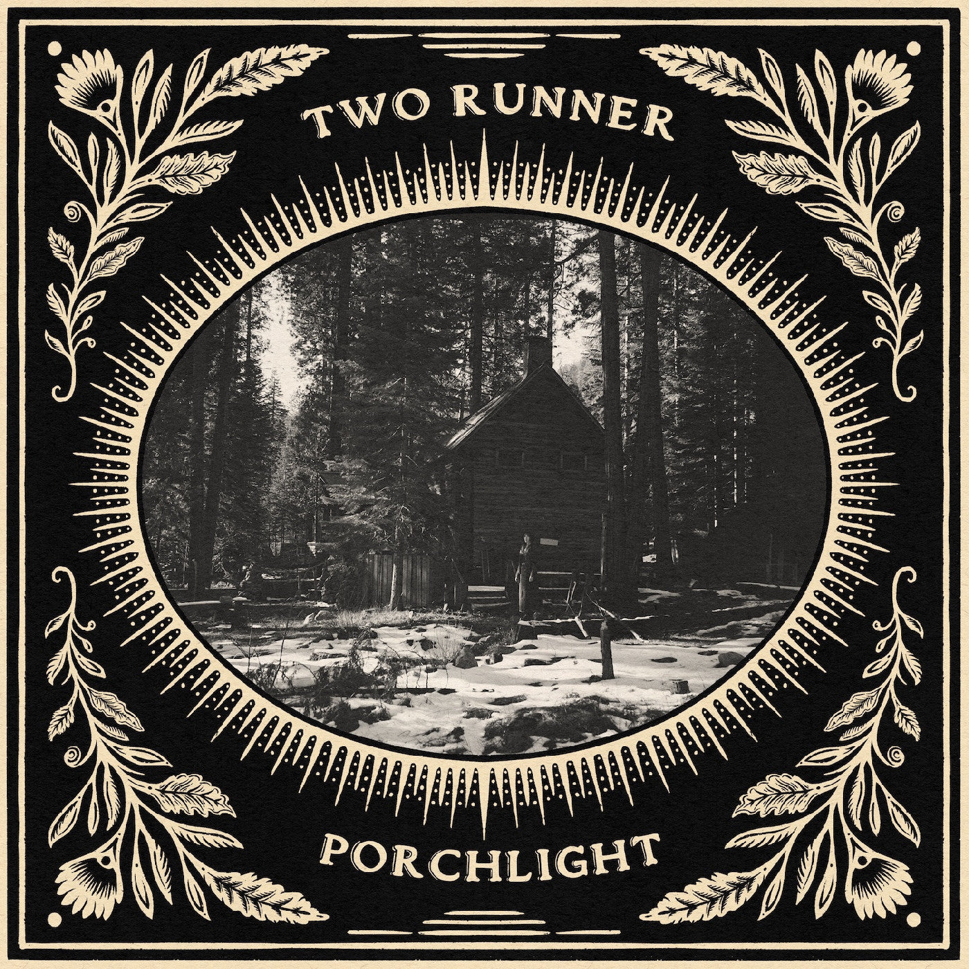 PRE-ORDER Two Runner - Porchlight (STRAWBERRY SMOG BURGUNDY & BLACK SMOKE VINYL) [Vinyl] Vinyl Record