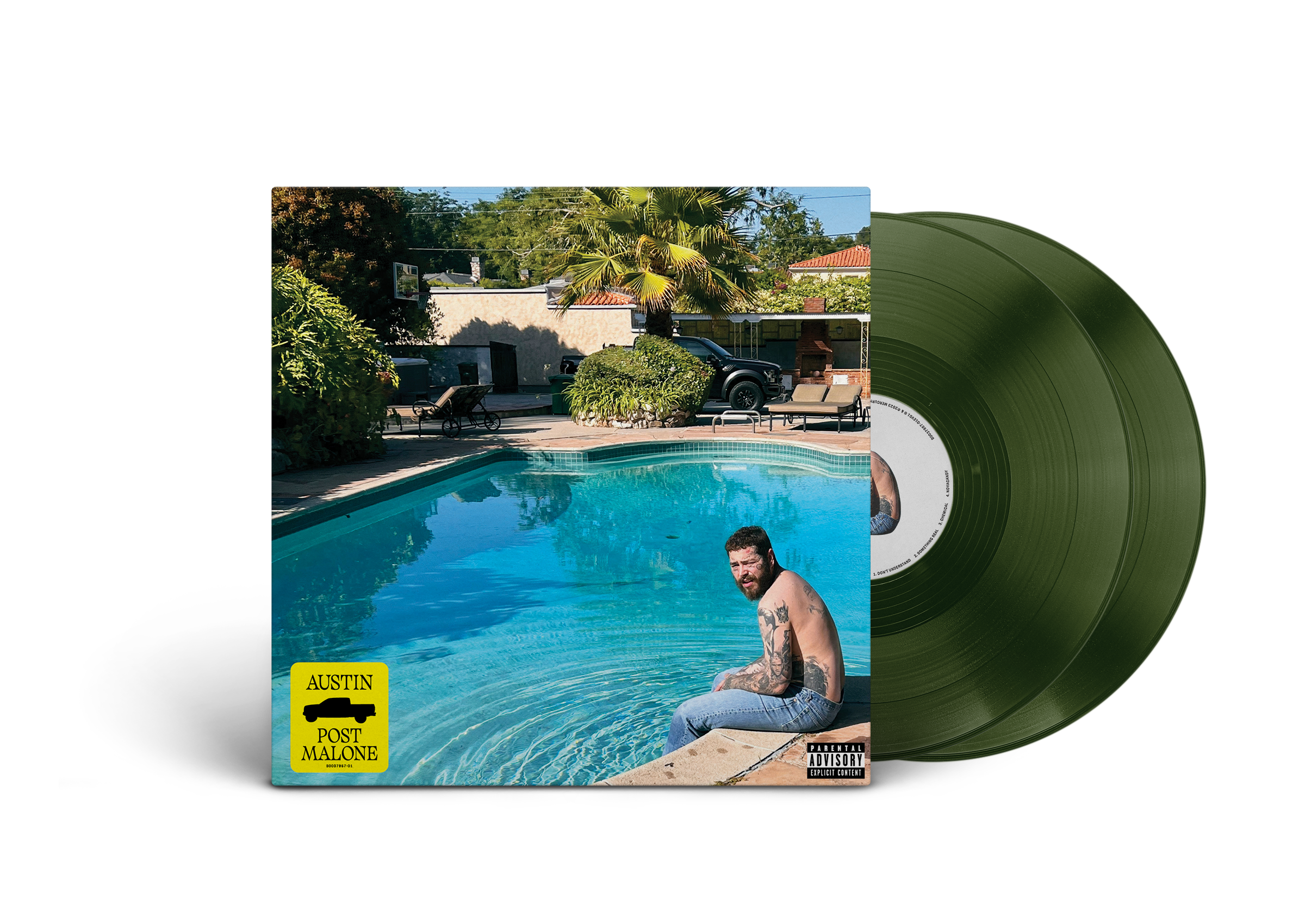 Post Malone Austin [2 LP][Forest Green] Vinyl Record