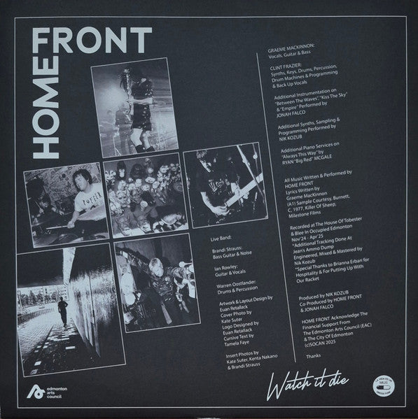 Home Front (2) - Watch It Die (GREEN VINYL) |