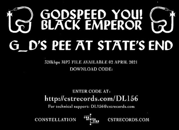 G_d's Pee At State's End! (180G VINYL LP + 10" EP) | Mint (M) Mint (M)