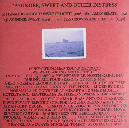 Godspeed You Black Emperor! - Asunder, Sweet And Other Distress | Mint (M) Mint (M)