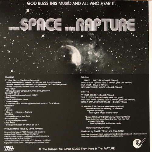 ...Space...Rapture | Mint (M) Mint (M)
