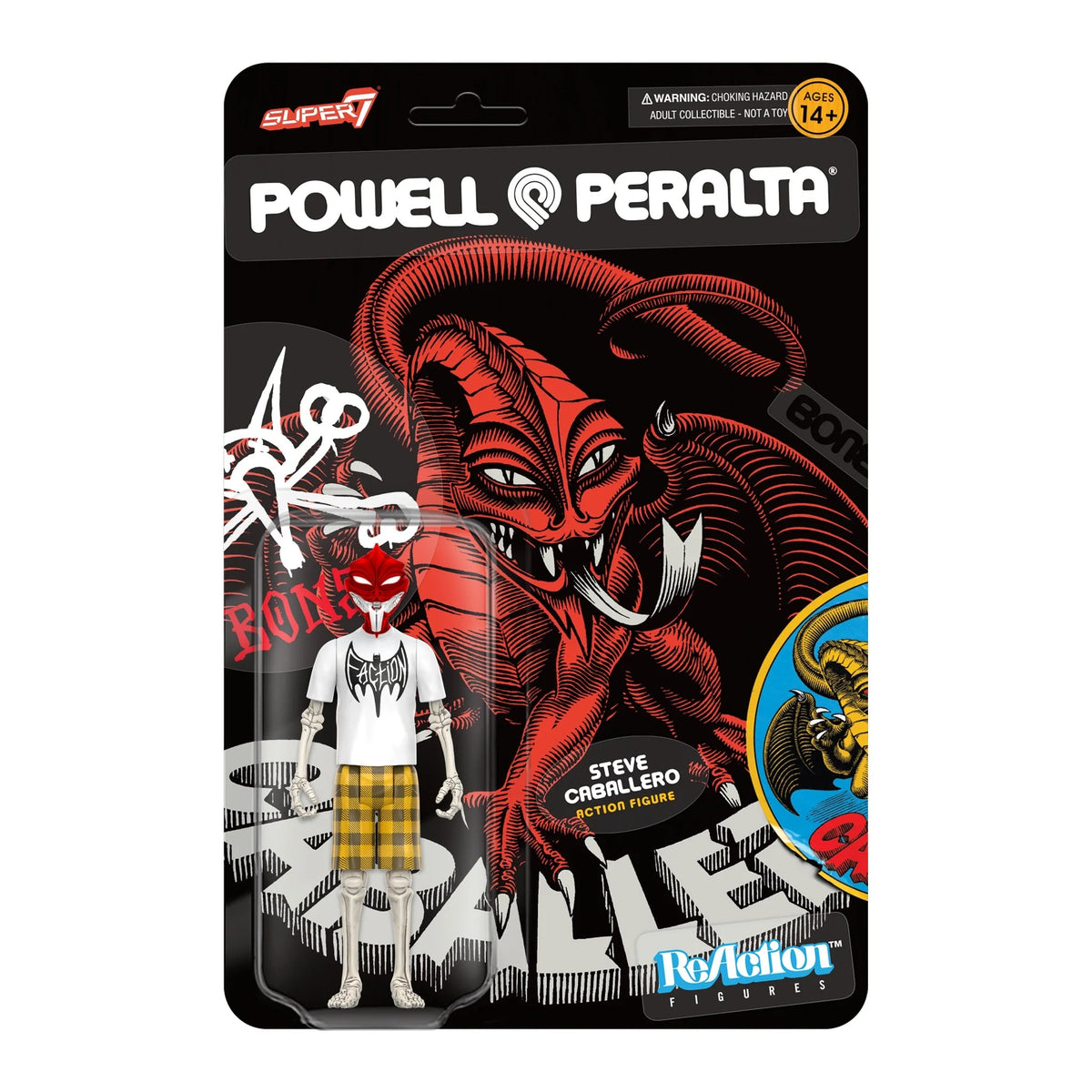 Powell-Peralta – Steve Caballero Dragon (Wave 2) Super7 ReAction Figure
