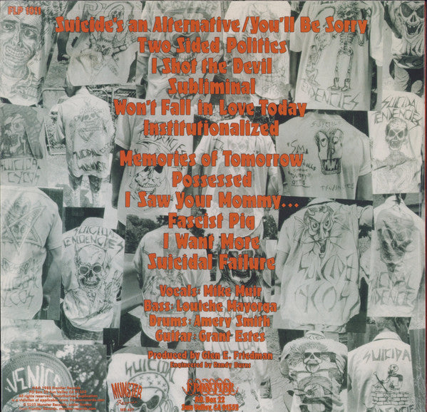 Suicidal Tendencies - Suicidal Tendencies (RED VINYL) | Mint (M) Mint (M)