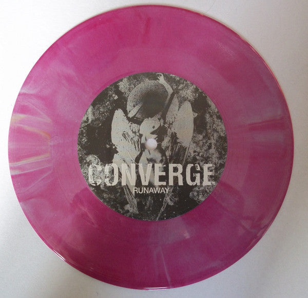 Converge / Dropdead (7" COLOR BONG' VINYL) *PINK/BLUE* | Mint (M) Mint (M)