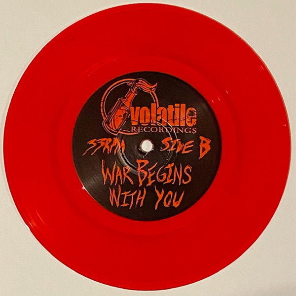War Begins With You (7"VINYL) *TRANSPARENT RED / #4/50* | Mint (M) Mint (M)
