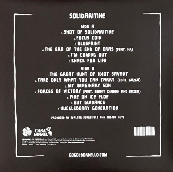 Solidaritine (Blue Vinyl) | Mint (M) Mint (M)