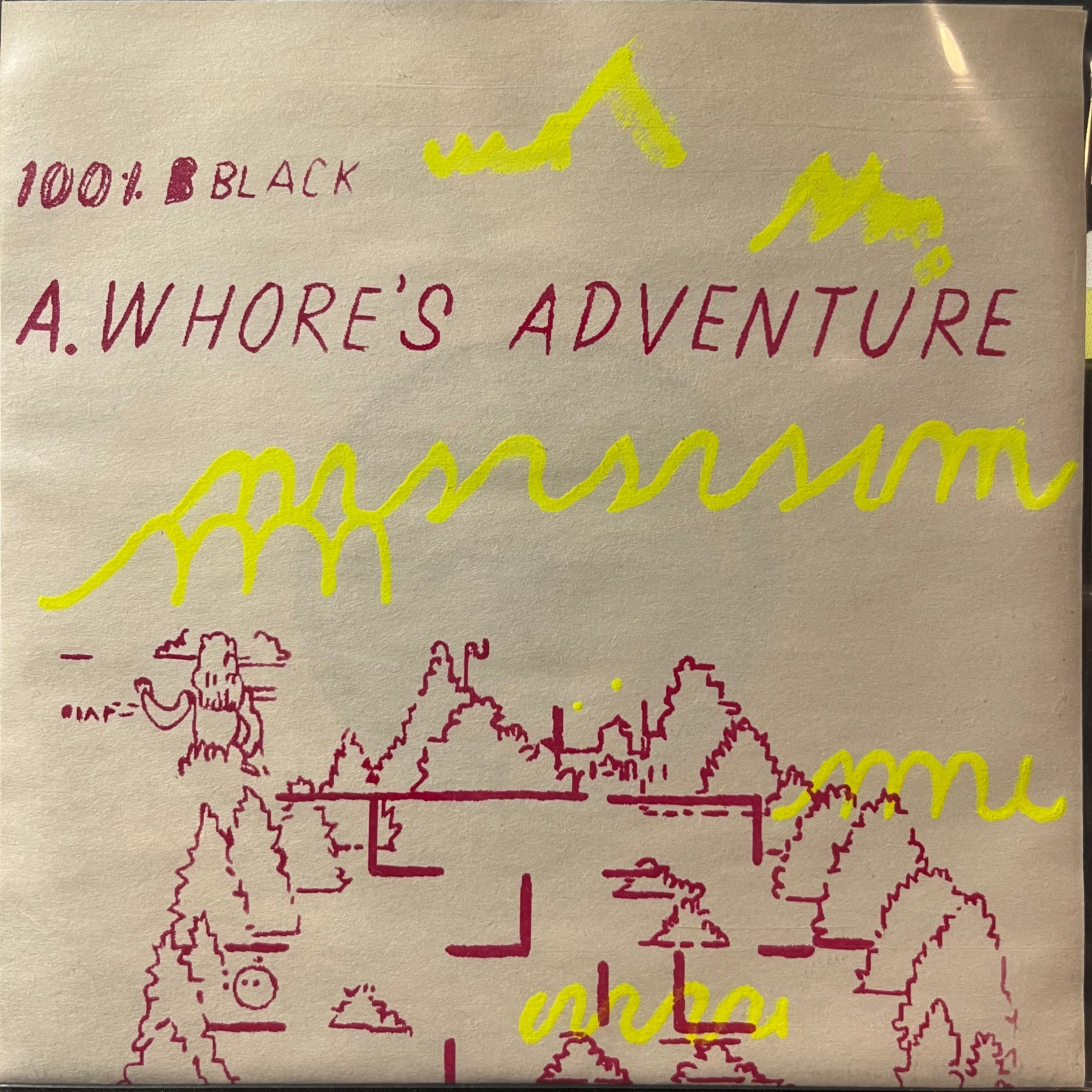 100% Black - Whore's Adventure (7" VINYL) |