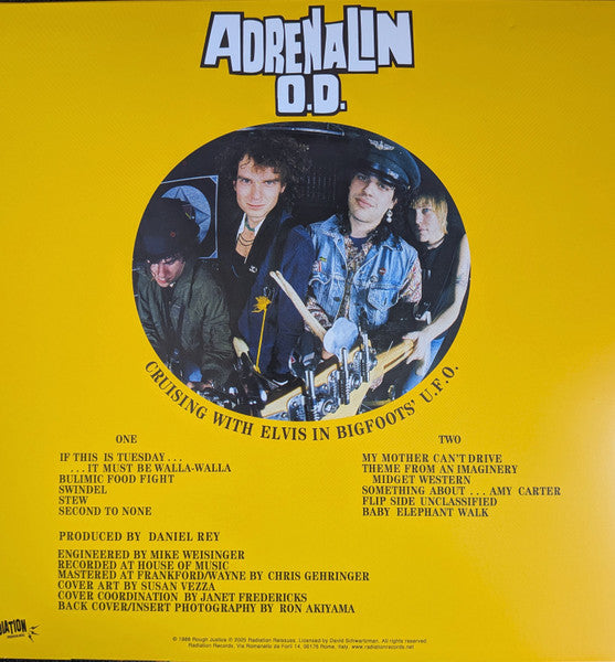 Adrenalin O.D. - Cruising with Elvis in Bigfoots’ U.F.O. (VINYL) | Mint (M) Mint (M)
