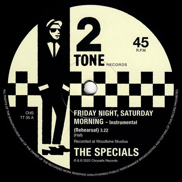 The Specials - Friday Night, Saturday Morning / I Can't Stand It (Work In Progress Versions) (VINYL 10" RSD) |