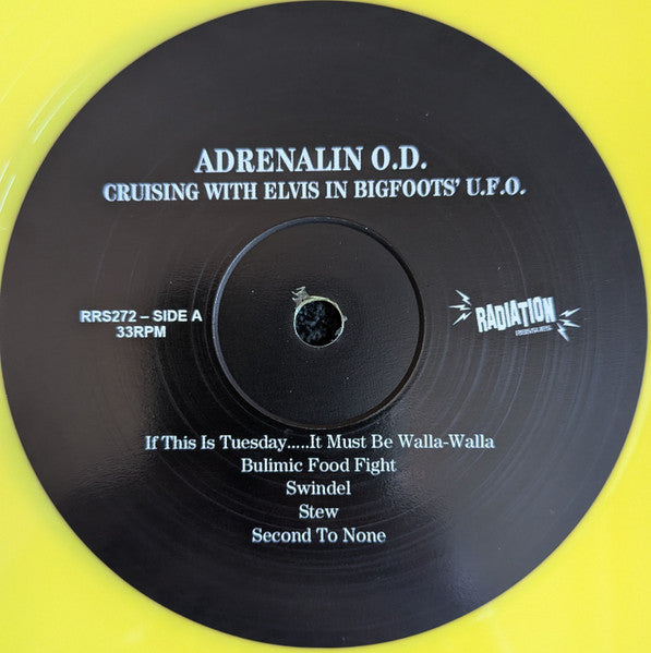 Adrenalin O.D. - Cruising with Elvis in Bigfoots’ U.F.O. (VINYL) | Mint (M) Mint (M)