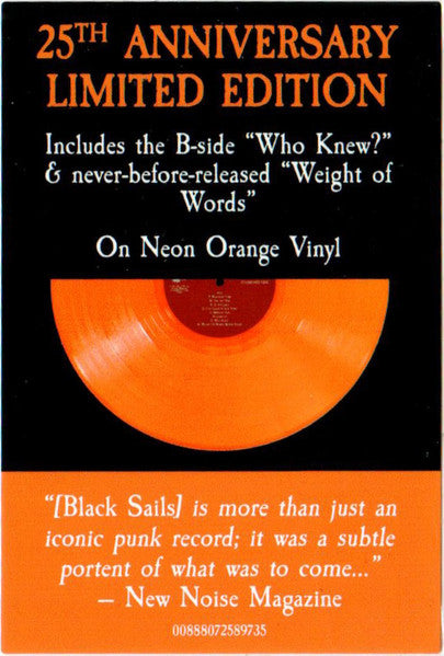Black Sails In The Sunset (ORANGE 25TH ANNIVERSARY) | Mint (M) Mint (M)