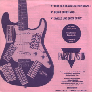 Pansy Division - Fem In A Black Leather Jacket (7" VINYL) |