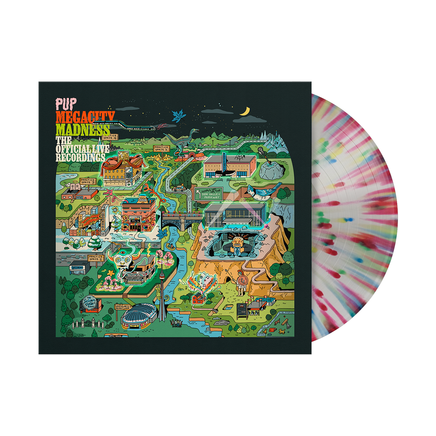 Megacity Madness (The Official Live Recordings) [Multicolor Splatter LP] Vinyl Record