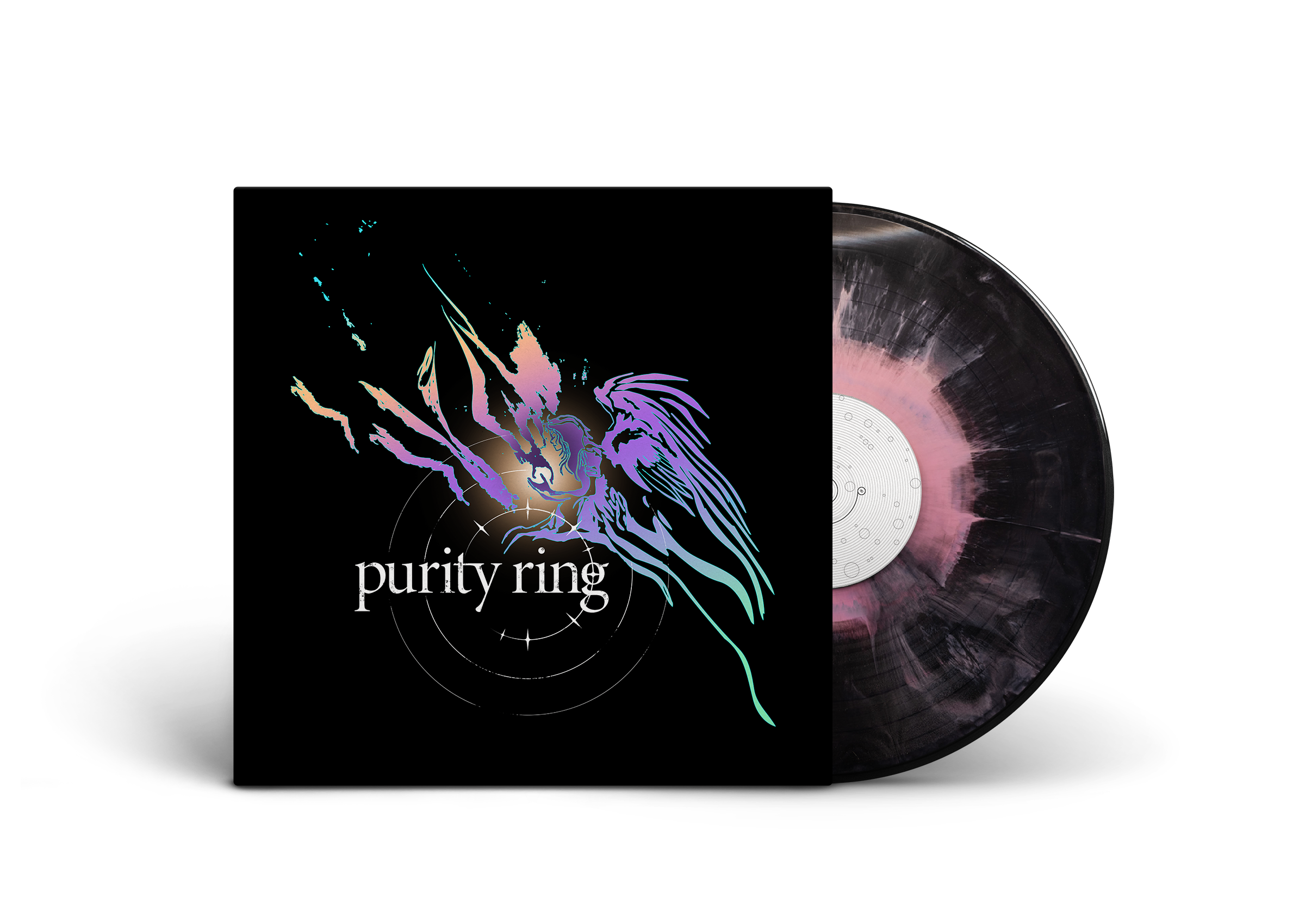 purity ring (Pink Acid Wash Splash) Vinyl Record