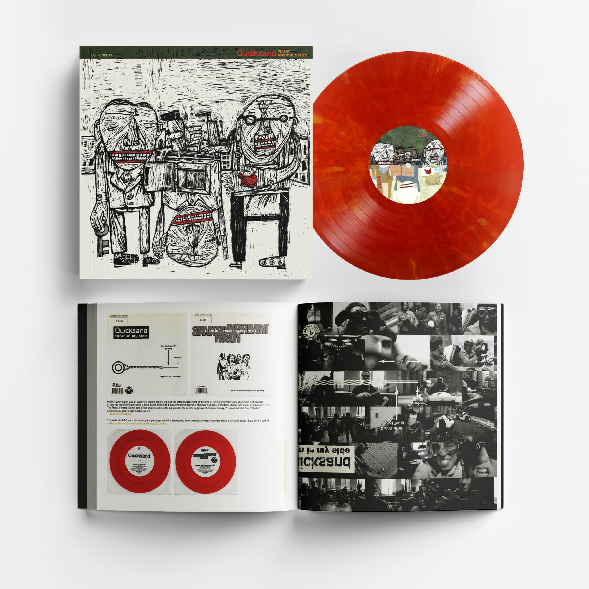 Manic Compression Deluxe Book [Eruption Marble Vinyl] Vinyl Record