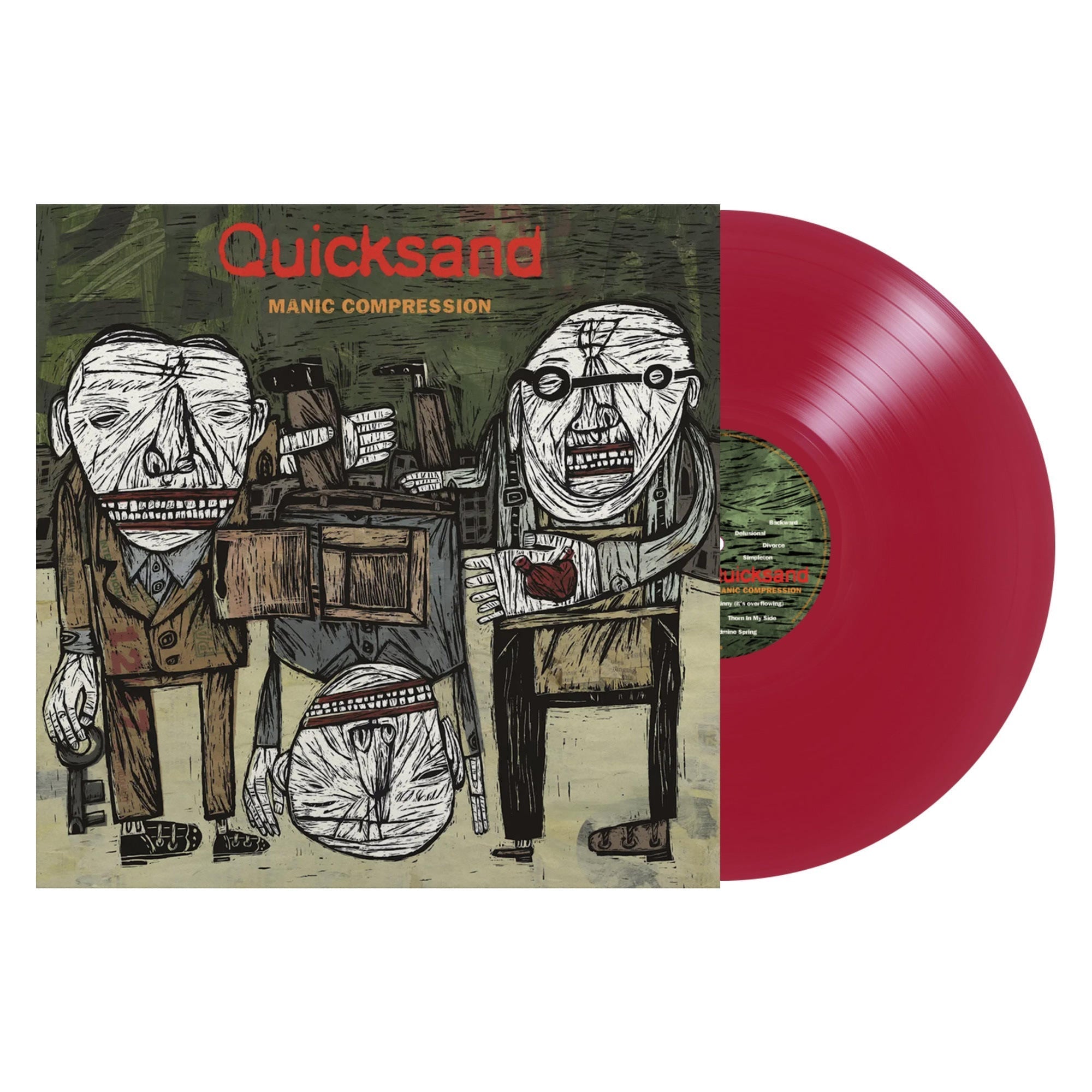 Manic Compression [Open Heart Red Vinyl] Vinyl Record