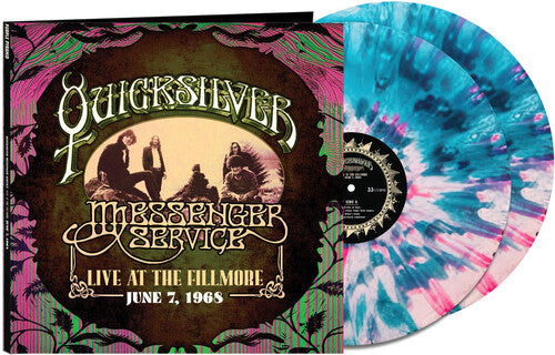 Quicksilver Messenger Service - Live At The Fillmore June 7, 1968 [Clear Vinyl, White, Blue, Pink] [2LP] Vinyl Record