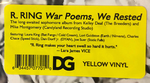 War Poems, We Rested | Mint (M) Mint (M)