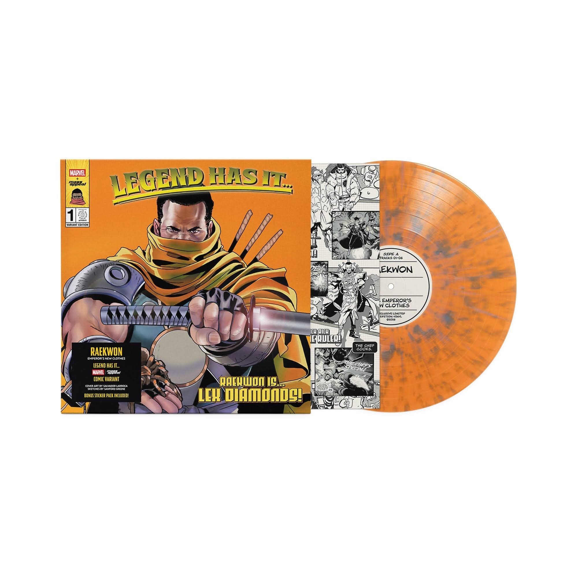 Raekwon - The Emperor'S New Clothes [Orange Splatter] Vinyl Record