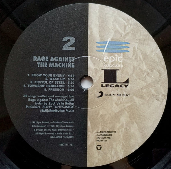 Rage Against The Machine - Rage Against The Machine (Vinyl) | Mint (M) Mint (M)