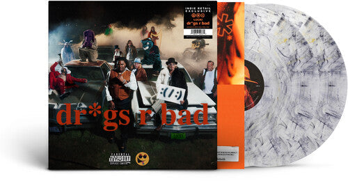 Lucki - (PRESALE 5/15/26) Dr*Gs R Bad (IEX WIDESPINE CLEAR WHITE NOISE 2xVINYL) | Mint (M) Mint (M)