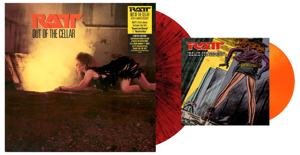 Out Of The Cellar: 40th Anniversary Edition (Limited Edition, Red/Black Splatter & Neon Orange Colored Vinyl) (Bonus 7" Single) Vinyl Record