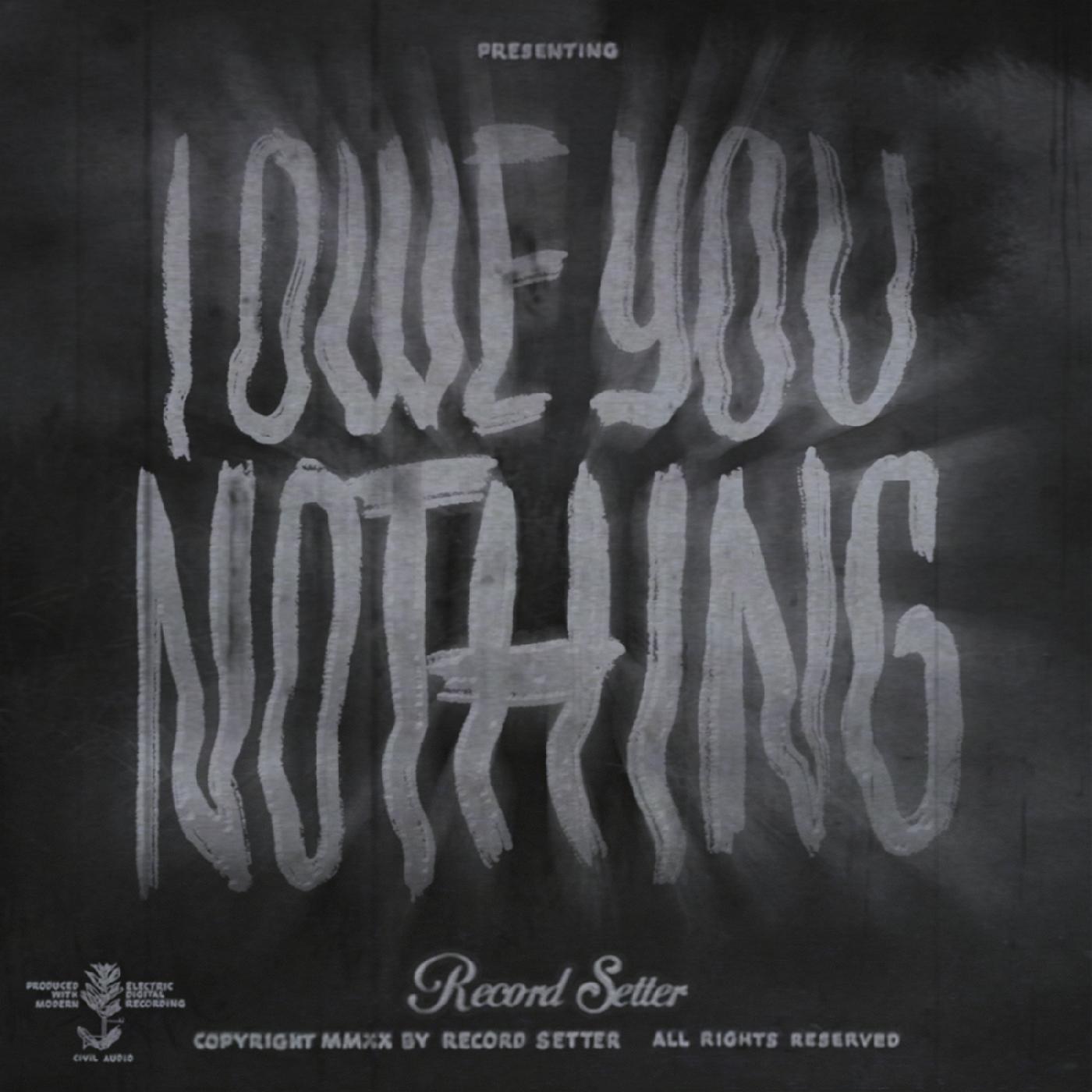 I Owe You Nothing (COLORED "BUTTERFLY" VINYL) Vinyl Record